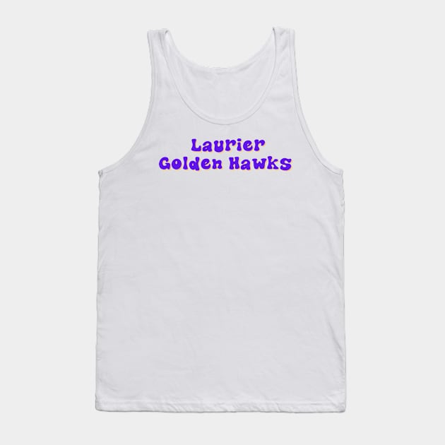 Laurier Golden Hawks Tank Top by stickersbyjori